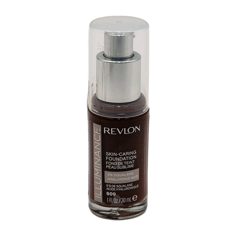 Revlon Illuminance Skin Caring Liquid‎ Foundation Makeup Sienna 609 New Sealed